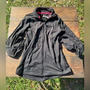 VSX Knockout Zip Up Top Long Sleeves Black Victoria’s Secret Sportswear